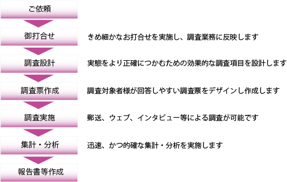 調査業務の概要図